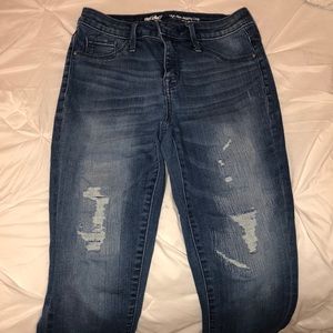 high rise jeans